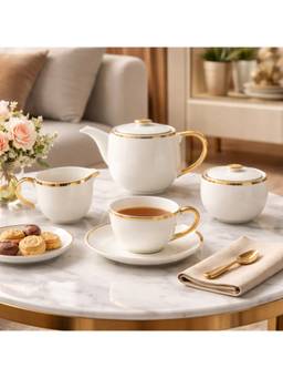 Momentz - Majestic Symphony 19 Pcs Tea Set