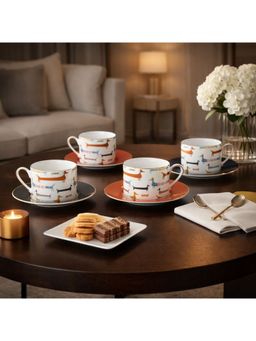 Momentz - Dog 8 Pcs Tea Set Colored