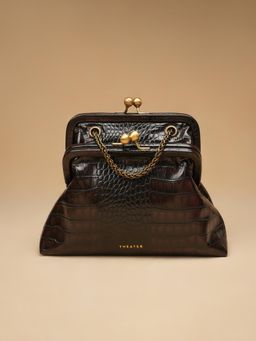 Theater - Women Francesca Croco Brown Sling Bag