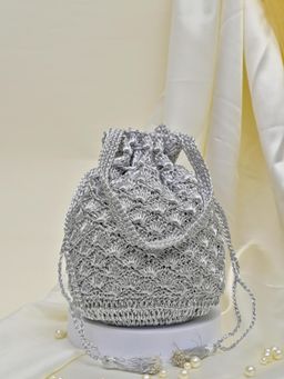 ITIHASIKALA - Dilruba Chaand Crochet Potli Bag