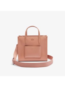 Lacoste - Chantaco Leather Tote Bag With Pouch