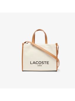 Lacoste - Heritage Cotton Canvas Tote Bag With Pouch