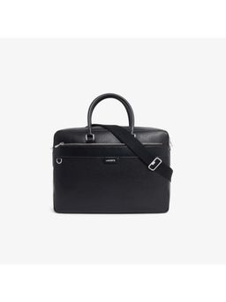 Lacoste - Ossian Leather Laptop Bag with Detachable Strap