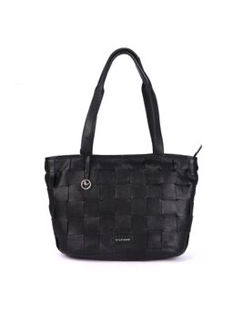 SILVIANO - Corfe Woven Leather Shopper Handbag