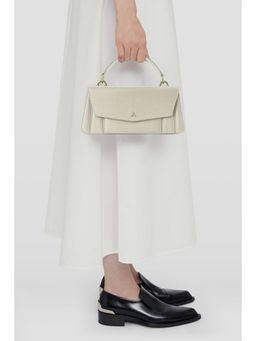 Akinna - Lia Top Handle Handbag with Detachable Strap - Beige