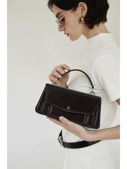 Akinna - Lia Top Handle Handbag with Detachable Strap - Black