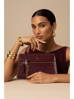 Akinna - Melissa Vanity Red Handbag with Detachable Strap