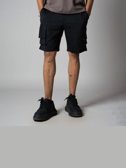 HOP HEAD - Black Polyester Shorts