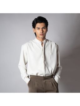 HOP HEAD - Ivory Blended Fabric Shirt