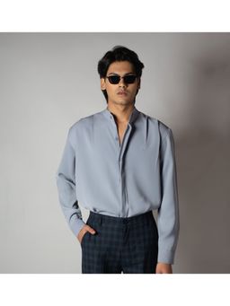 HOP HEAD - Grey Blended Fabric Shirt