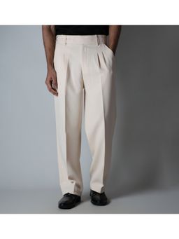 HOP HEAD - Ivory Double Flap Trouser
