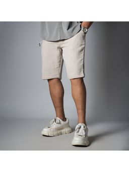 HOP HEAD - Beige Pure Cotton Shorts