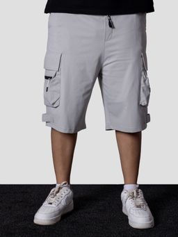 HOP HEAD - Grey Polyester Shorts