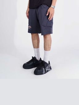 HOP HEAD - Charcoal Polyester Shorts