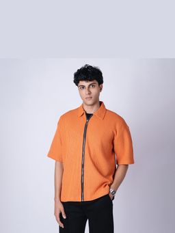 HOP HEAD - Hophead Men Coral Suede Textured Jacket