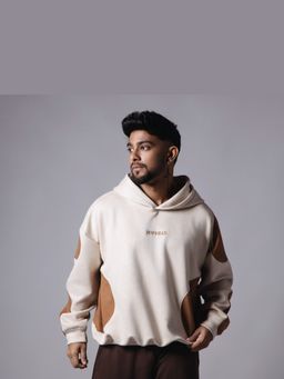 HOP HEAD - Unisex Brown Suede Solid Hoodie
