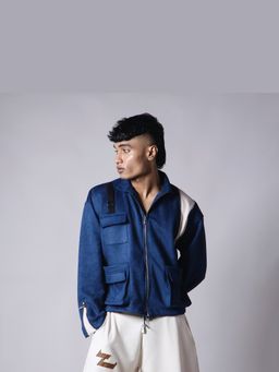HOP HEAD - Hophead Unisex Blue Suede Solid Jacket