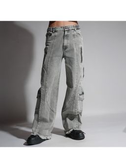HOP HEAD - Hophead Unisex Grey Denim Solid Jeans