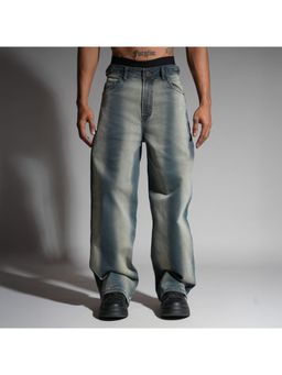 HOP HEAD - Hophead Men Green Denim Solid Jeans