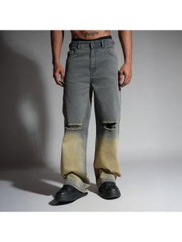 HOP HEAD - Hophead Men Blue Denim Solid Jeans