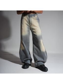 HOP HEAD - Hophead Men Blue Denim Solid Jeans