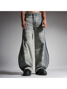 HOP HEAD - Hophead Men Blue Cotton Solid Jeans
