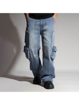 HOP HEAD - Hophead Men Blue Denim Solid Jeans