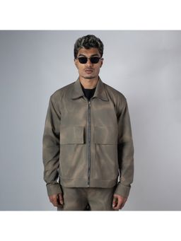 HOP HEAD - Hophead Men Brown Synthetic Tie and Dye Jacket