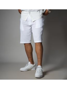 HOP HEAD - White Pure Cotton Shorts