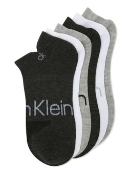 Calvin Klein - Logo Grey Ankle Socks (Pack Of 6)
