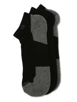 Calvin Klein - Colorblock Black Ankle Socks (Pack Of 3)