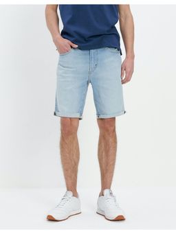 American Eagle - Mens Blue Airflex + 9 Inches Denim Shorts