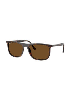 Ray-Ban - Unisex Polarized Brown Lens Rectangle Sunglasses - 0Rb2216902/5758 (58)