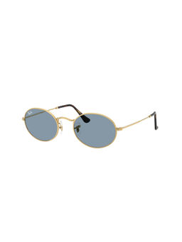 Ray-Ban - Unisex Uv Protected Blue Lens Oval Sunglasses - 0Rb3547001/5651 (51)