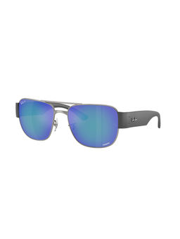 Ray-Ban - Unisex Polarized Blue Lens Square Sunglasses - 0Rb3756Ch004/4L59 (59)