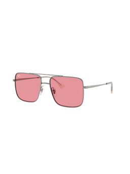 Ray-Ban - Unisex Uv Protected Pink Lens Square Sunglasses - 0Rb3758004/8456 (56)