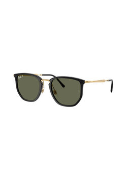 Ray-Ban - Unisex Polarized Green Lens Irregular Sunglasses - 0Rb445163065850 (50)