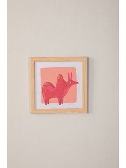 Freedom Tree - Taurus Patient Muse Brick Red Wall Art