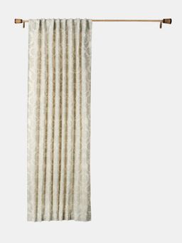Fabindia - Natural Cotton Cutwork 5 Feet Curtain | 1Pc