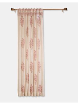 Fabindia - Pink Serene Cotton Printed Curtain