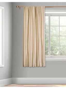 Fabindia - Beige Khus Woven Cotton Curtain