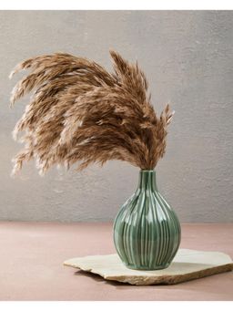 Fabindia - Green Ahilya Ceramic Table Vase