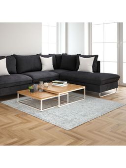 Neu Looms - Ocean Blue Handmade Viscose Wool Rug