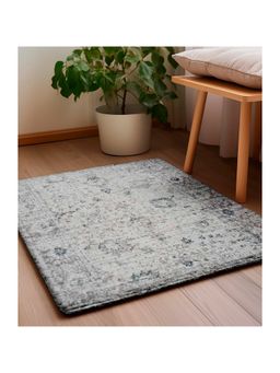 Neu Looms - Silver - Blue Handmade Viscose Wool Rug