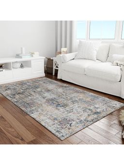 Neu Looms - Brown Abstract Handmade Viscose Wool Rug