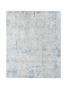 Neu Looms - Green Abstract Handmade Viscose Wool Rug