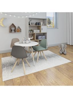 Neu Looms - Navy Blue Handmade Viscose Wool Rug