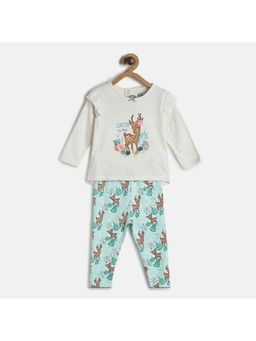 MINI KLUB - Baby Girls Multi Top & Legging (Set of 2)