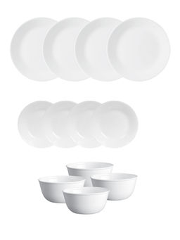 Corelle - Livingware 12 Pc Basic / Mini / Starter Utility Set - Winter Frost White