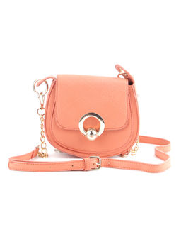 Odette - Orange Solid Sling Bag